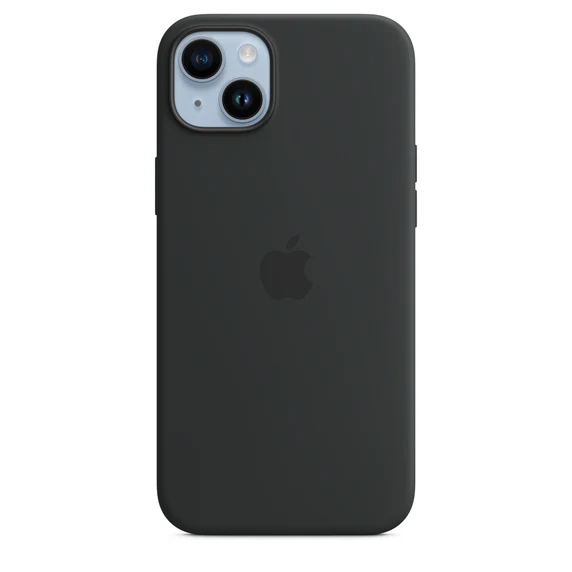Capa Silicone MagSafe iPhone 14 Plus - Meia-noite