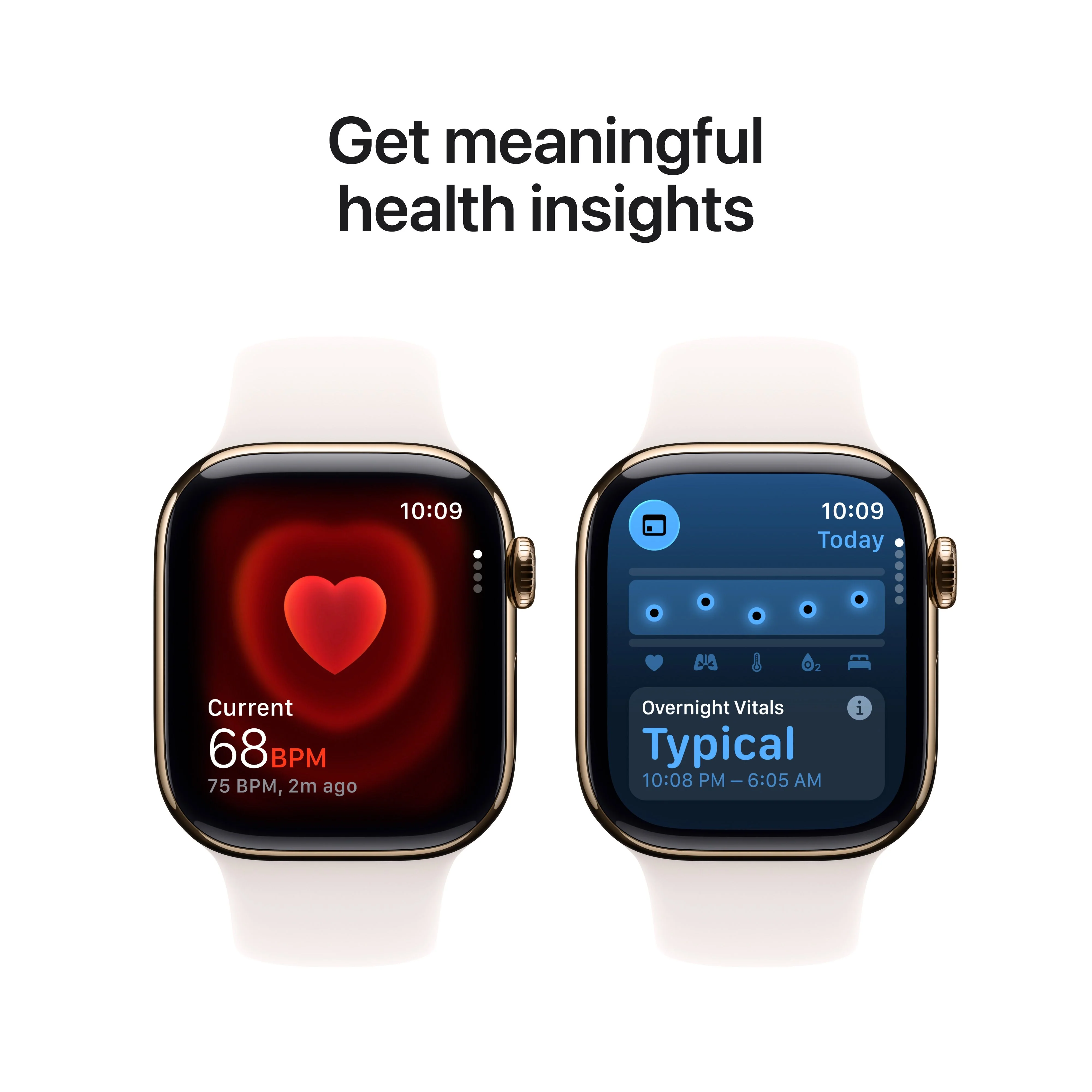 Apple Watch Series 11 GPS + Cellular, Caixa em titânio dourado de 42 mm com Bracelete desportiva rosa leve - M/L - Image 5