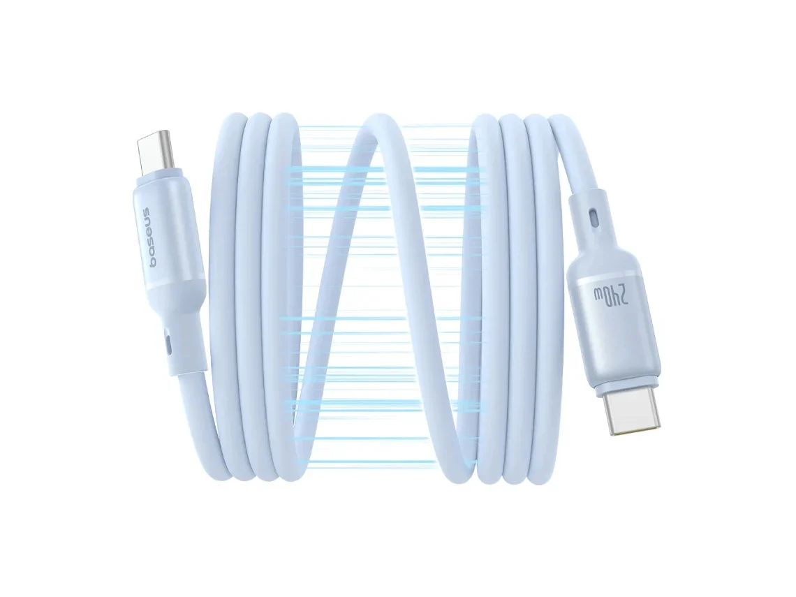 Cabo Magnetico Baseus Picogo Usb-C To Usb-C 240W 1M Galaxy Blue - Image 2