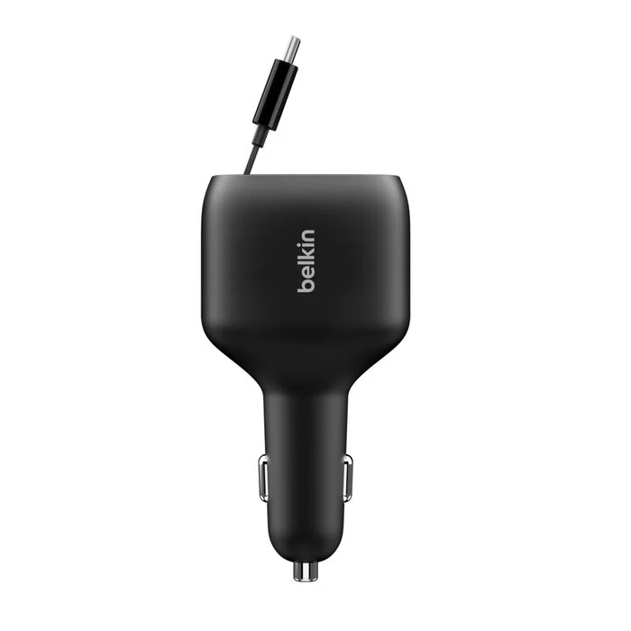 Carregador de isqueiro Belkin 75W Car Charger c/ Cabo USB-c Retratil - Image 4