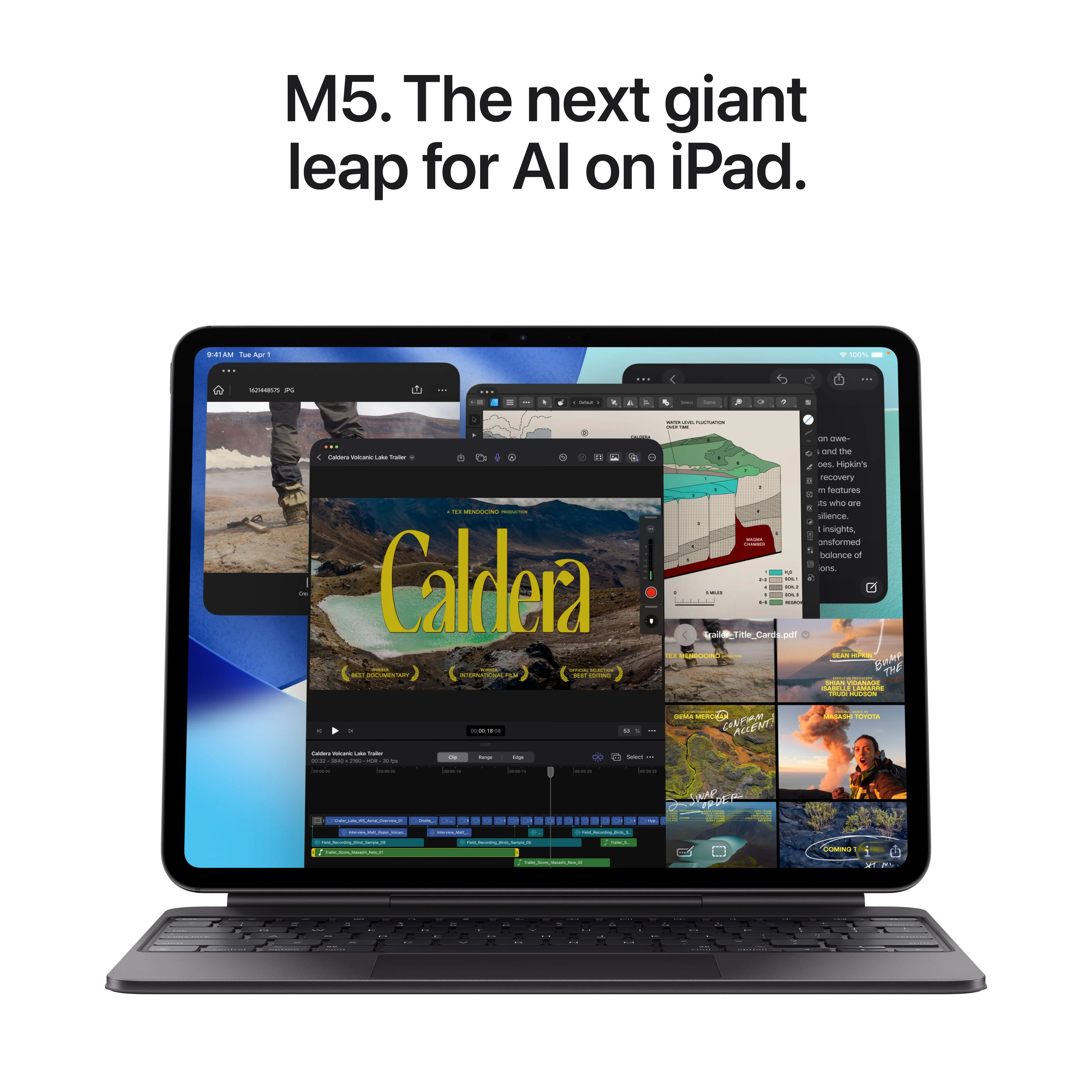 iPad Pro de 13 polegadas Wi-Fi + Cellular 512 GB Vidro padr‹o - Prateado (M5) - Image 4