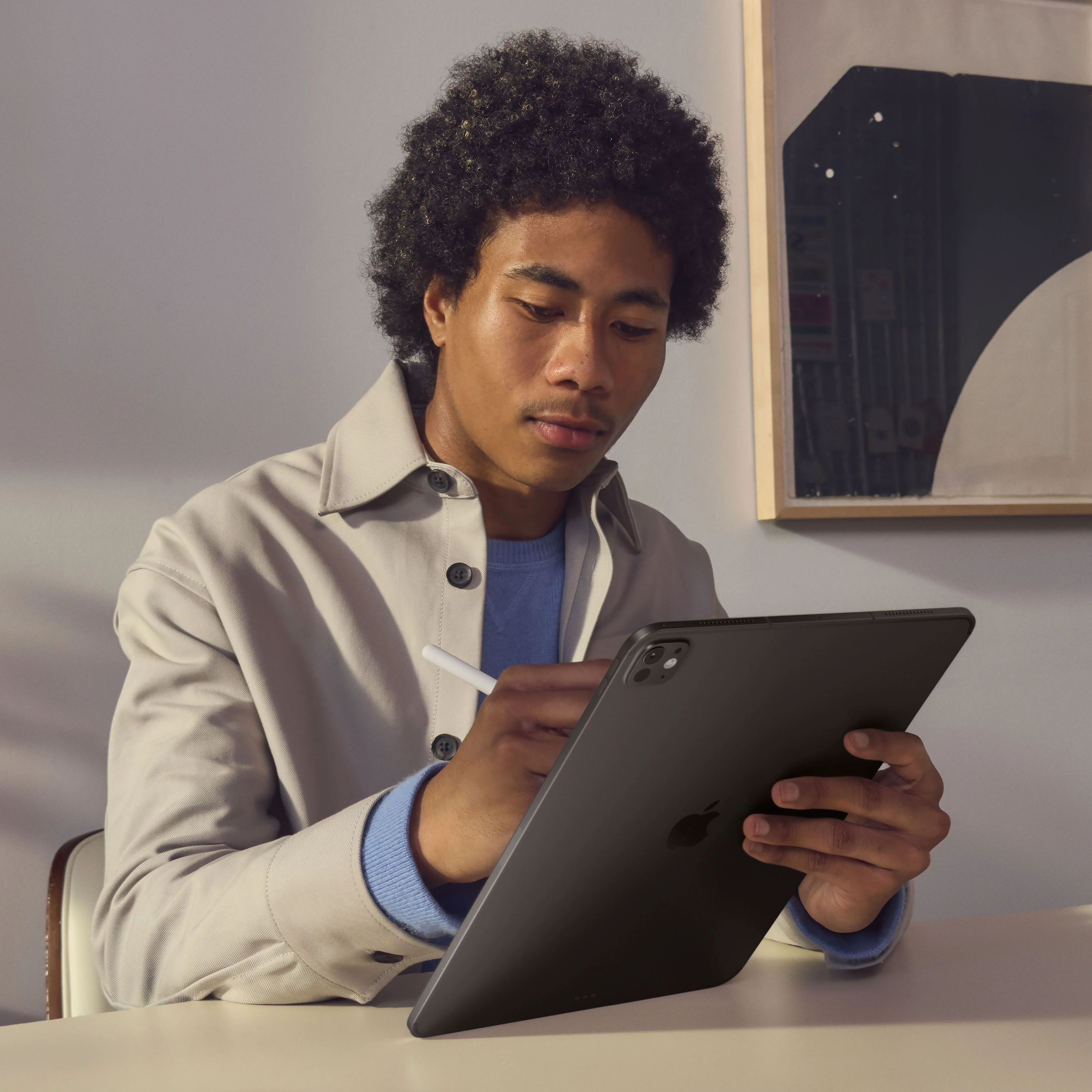 iPad Pro Wi-Fi de 11 polegadas Wi-Fi + Cellular 1 TB Vidro padrão - Preto sideral (M4) - Image 6