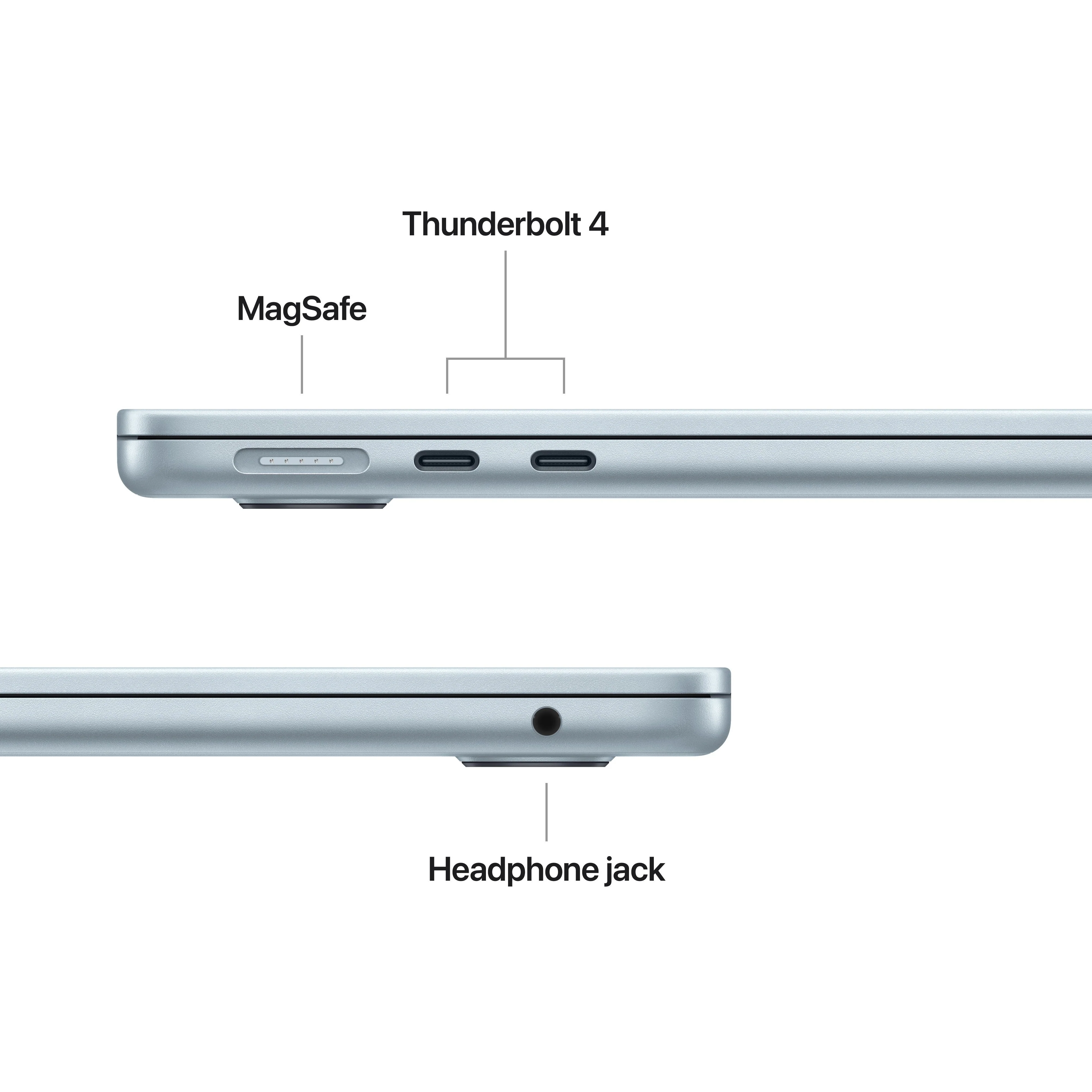 MacBook Air de 13 polegadas: Processador M5 da Apple com CPU 10‑Core e GPU 10‑Core, 1 TB SSD - Azul céu - Image 6