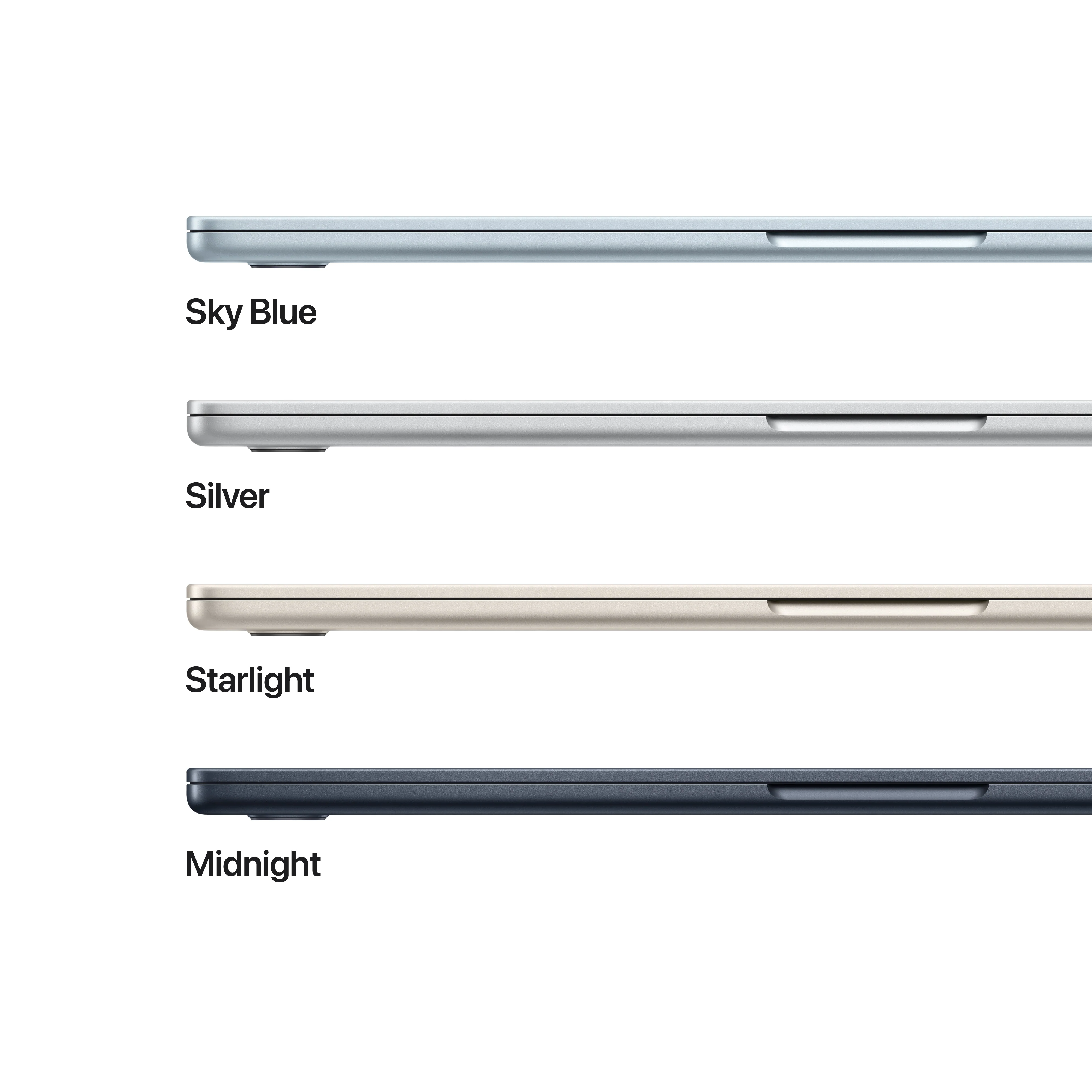 MacBook Air de 15 polegadas: Processador M4 da Apple com CPU 10-core e GPU 10-core, 256 GB SSD - Azul céu - Image 3