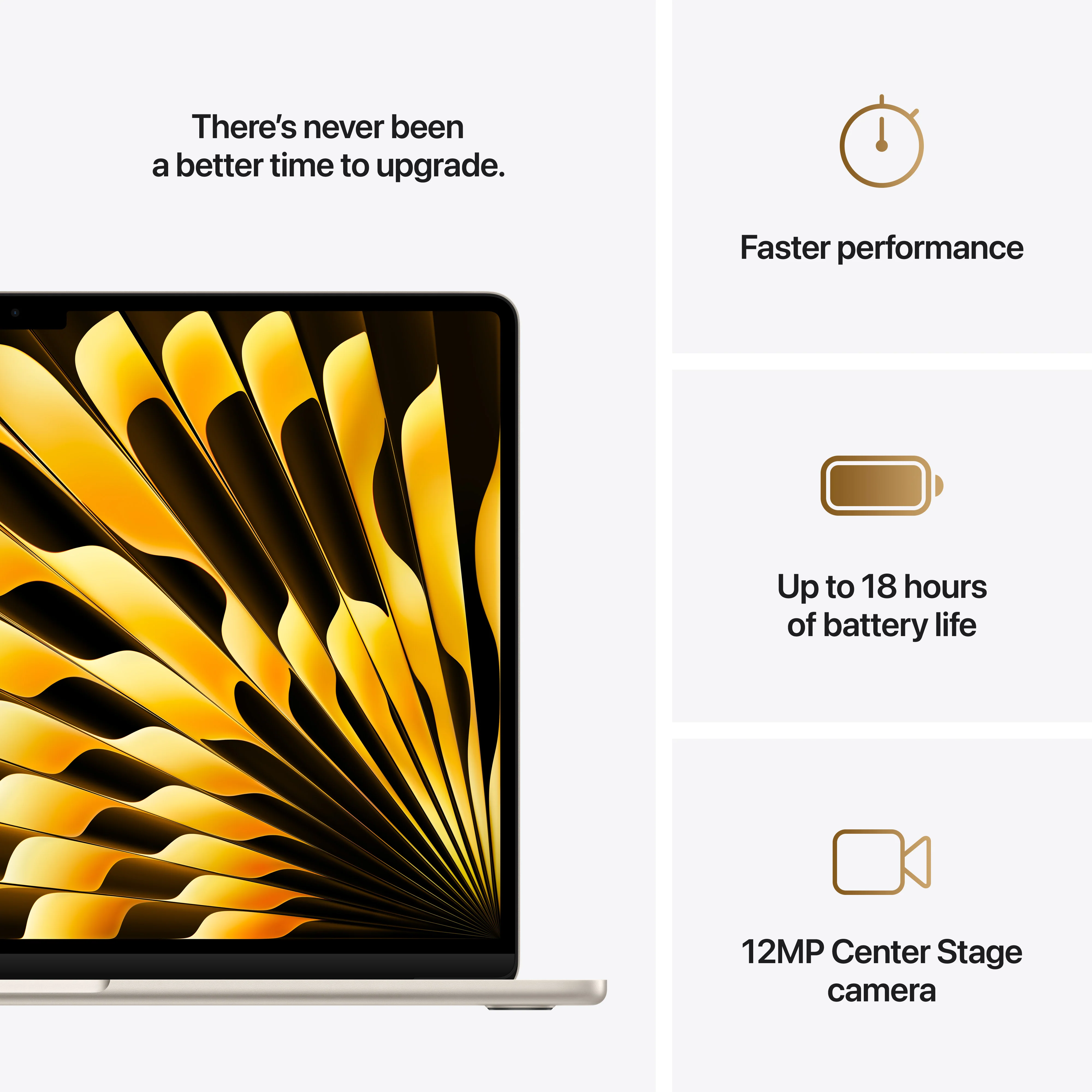 MacBook Air de 15 polegadas: Processador M4 da Apple com CPU 10-core e GPU 10-core, 256 GB SSD - Luz das estrelas - Image 10
