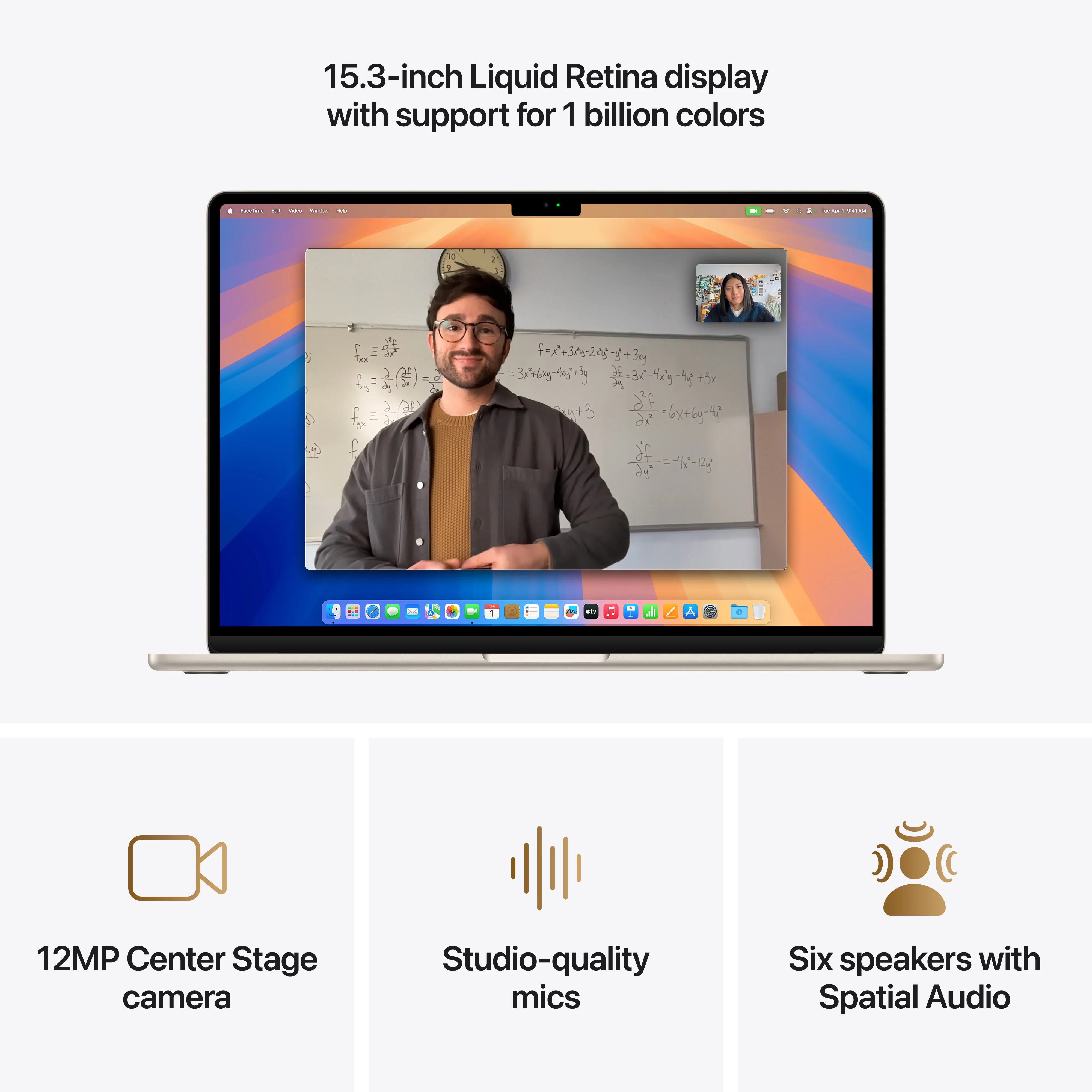 MacBook Air de 15 polegadas: Processador M4 da Apple com CPU 10-core e GPU 10-core, 256 GB SSD - Luz das estrelas - Image 5