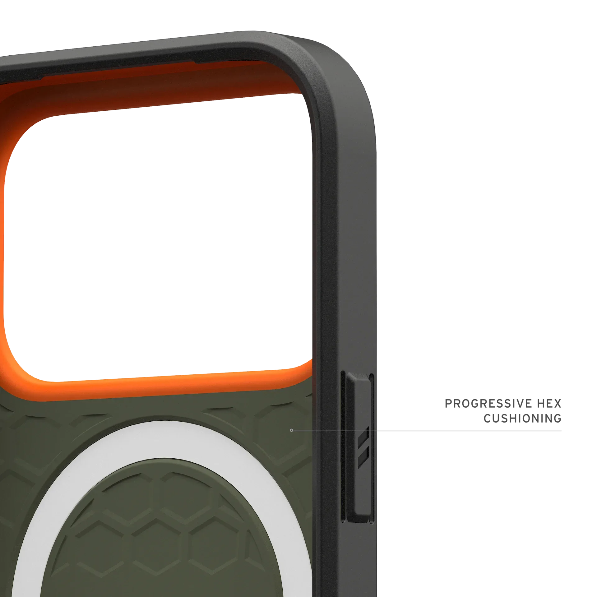 Capa UAG iPhone 17 Pro Civilian MagSafe Olive/Orange - Image 7