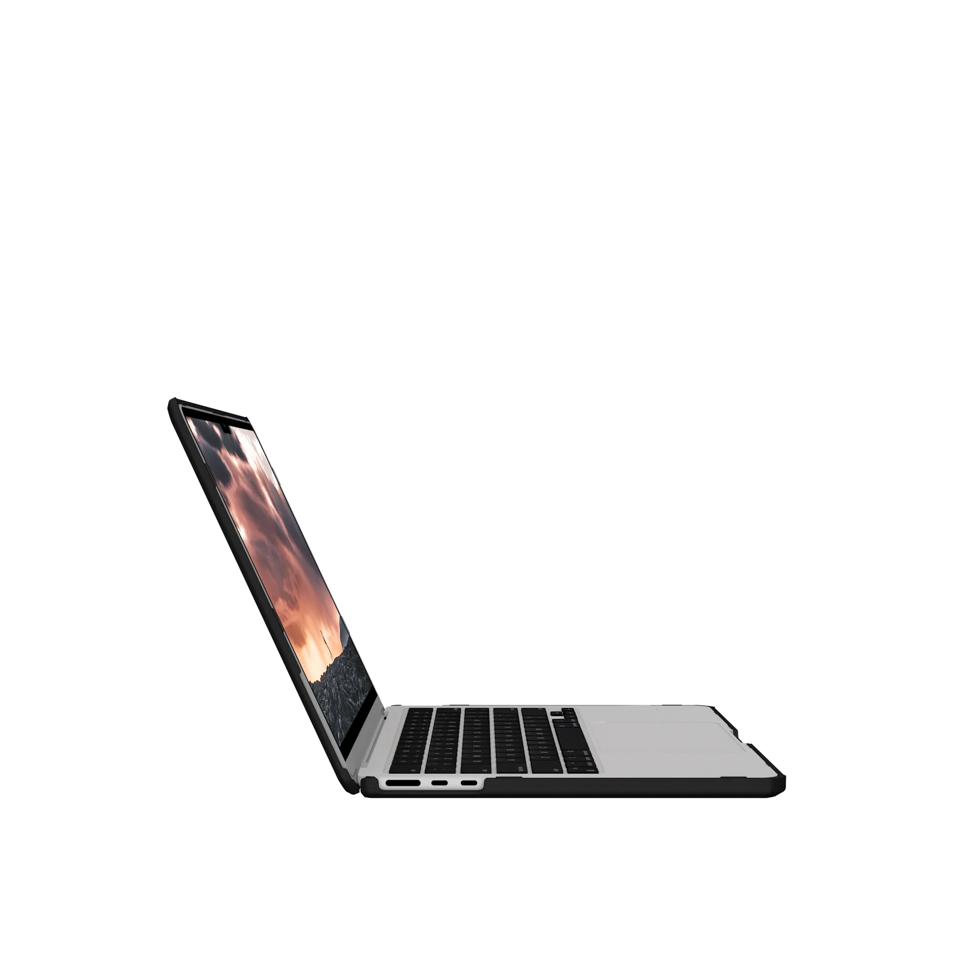 Capa UAG MacBook Air 13 M2/M3/M4 Plyo - Ice/Black - Image 8