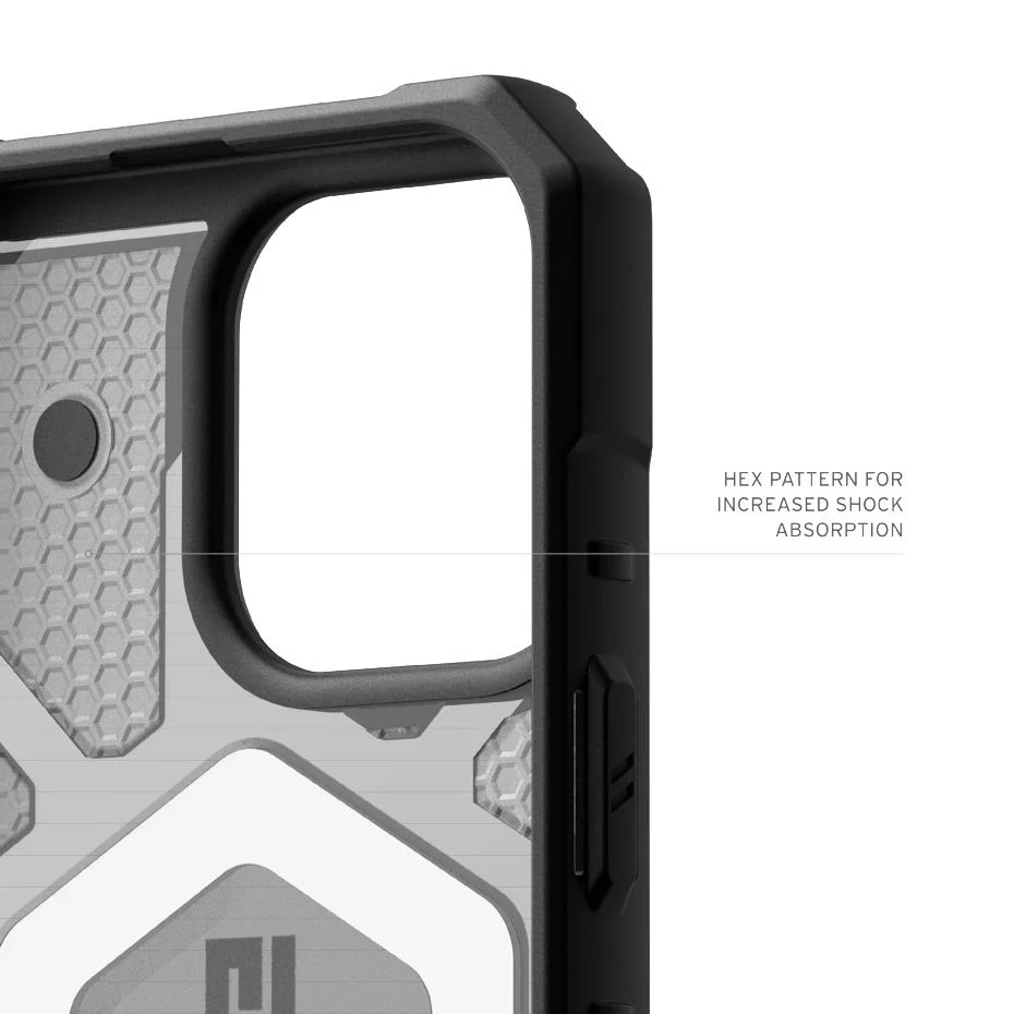 Capa UAG Pathfinder Clear Magsafe iPhone 16 Pro Max (ash) - Image 3