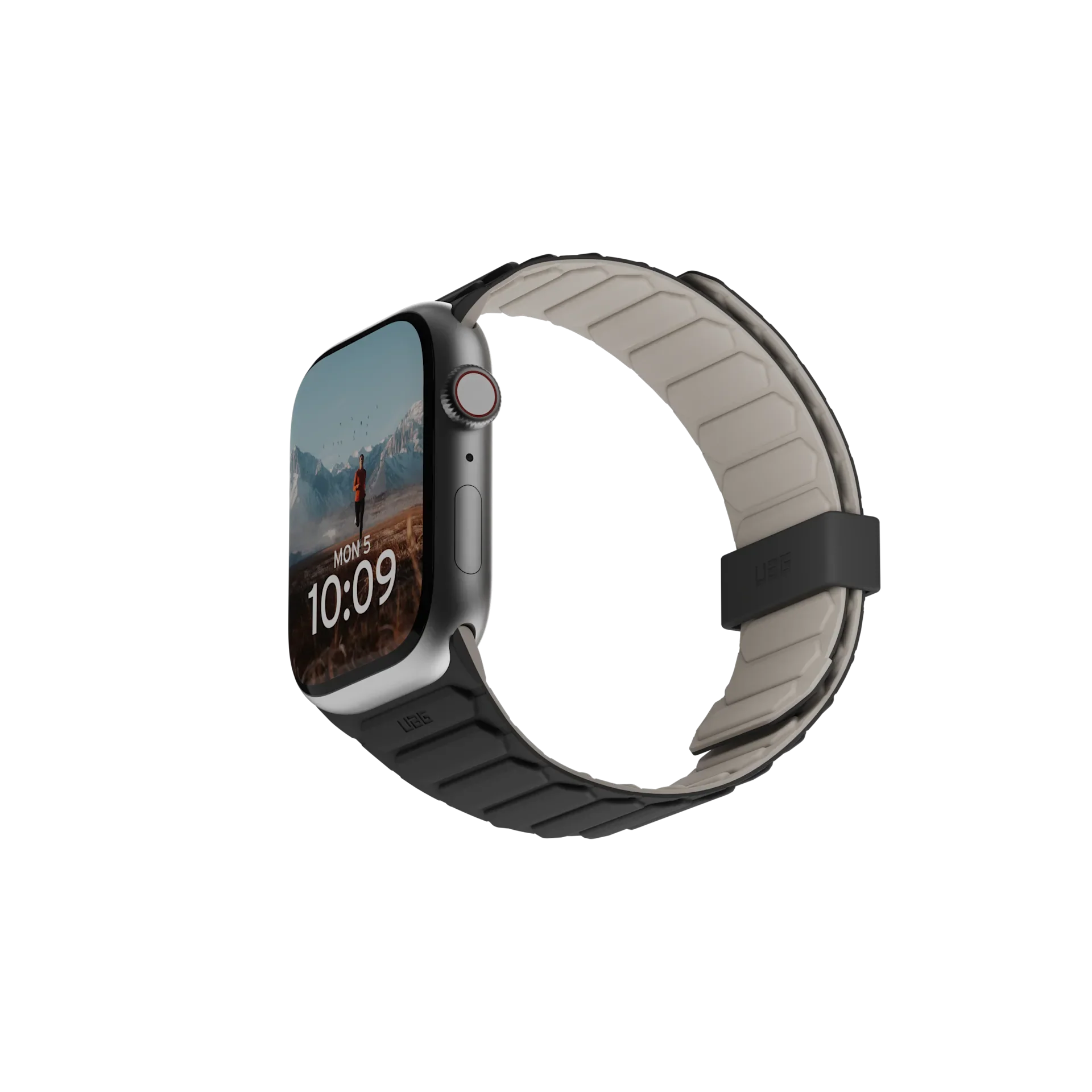 Bracelete UAG Watch 49/45/44/42 Pathfinder Black/Titanium - Image 5