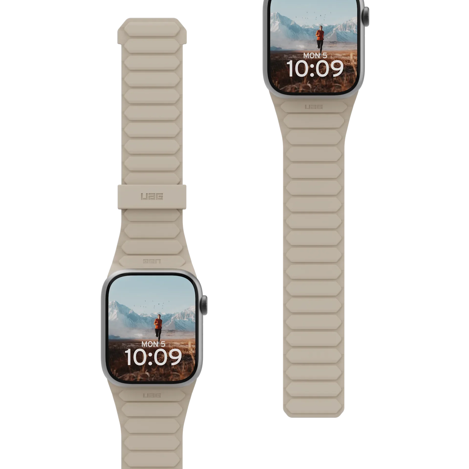 Bracelete UAG Watch 49/45/44/42 Pathfinder Dune/Cloud Blue - Image 4